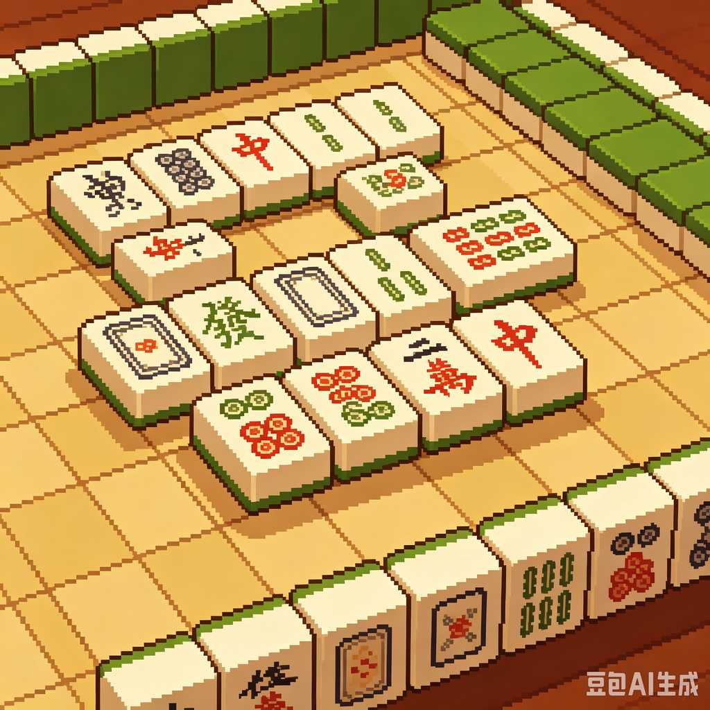 innovative mahjong tiles pattern