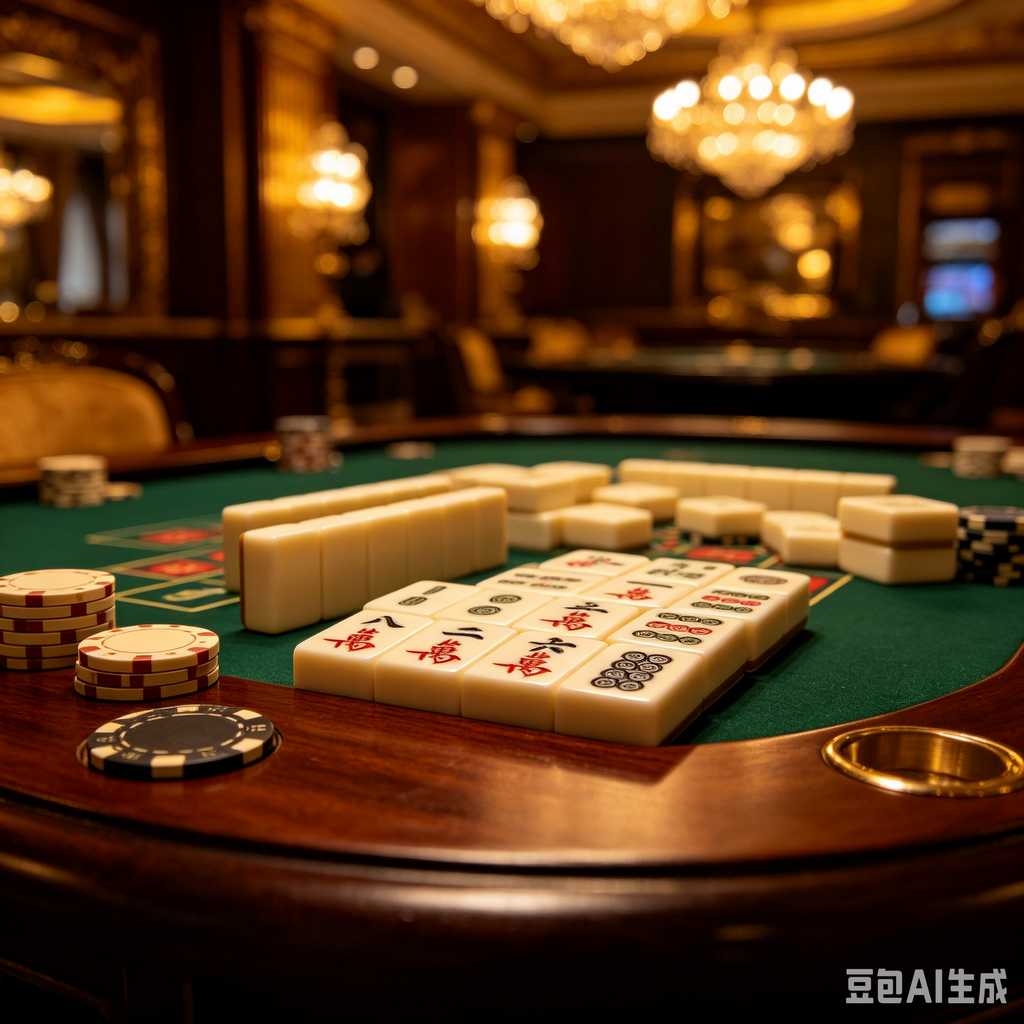 premium engraved mahjong set